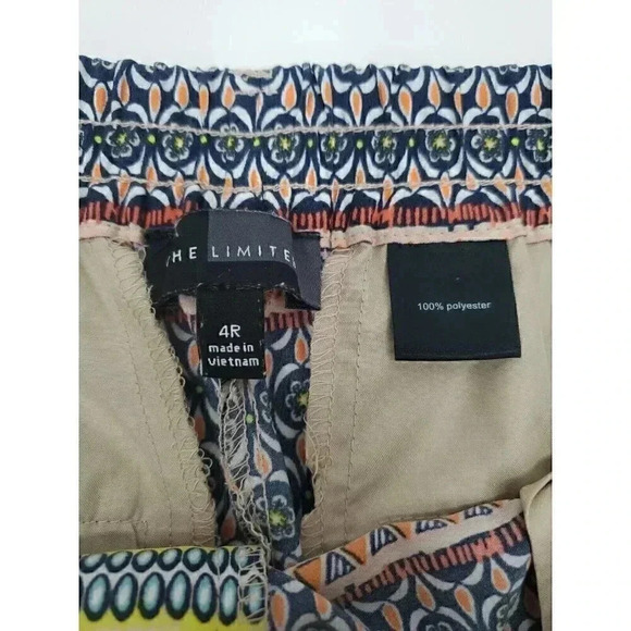 The Limited Tailored Shorts Southwest Aztec Design Women's Size 4 R - Picture 2 of 5